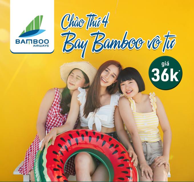 Vi vu vé rẻ cùng thứ 4 của Bamboo Airways