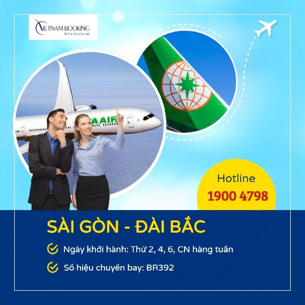 vé máy bay từ Việt Nam đi Đài Bắc giá rẻ
