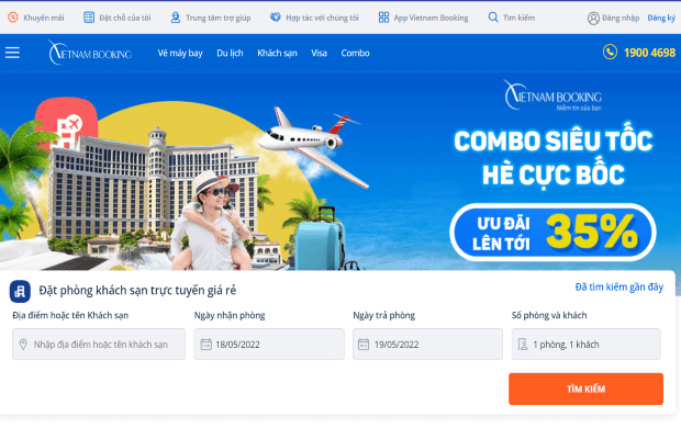 Website Vietnam Booking